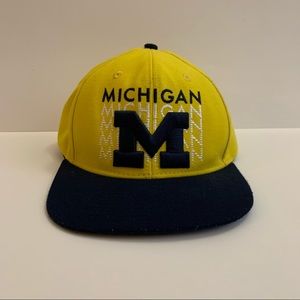 University of Michigan Baseball Cap Hat Adidas